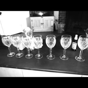 Crystal water gobblers by Ralph Lauren